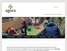 Tablet Screenshot of agora.uk.com