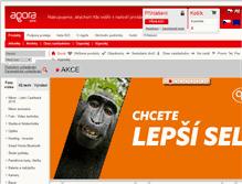 Tablet Screenshot of merkur.agora.cz